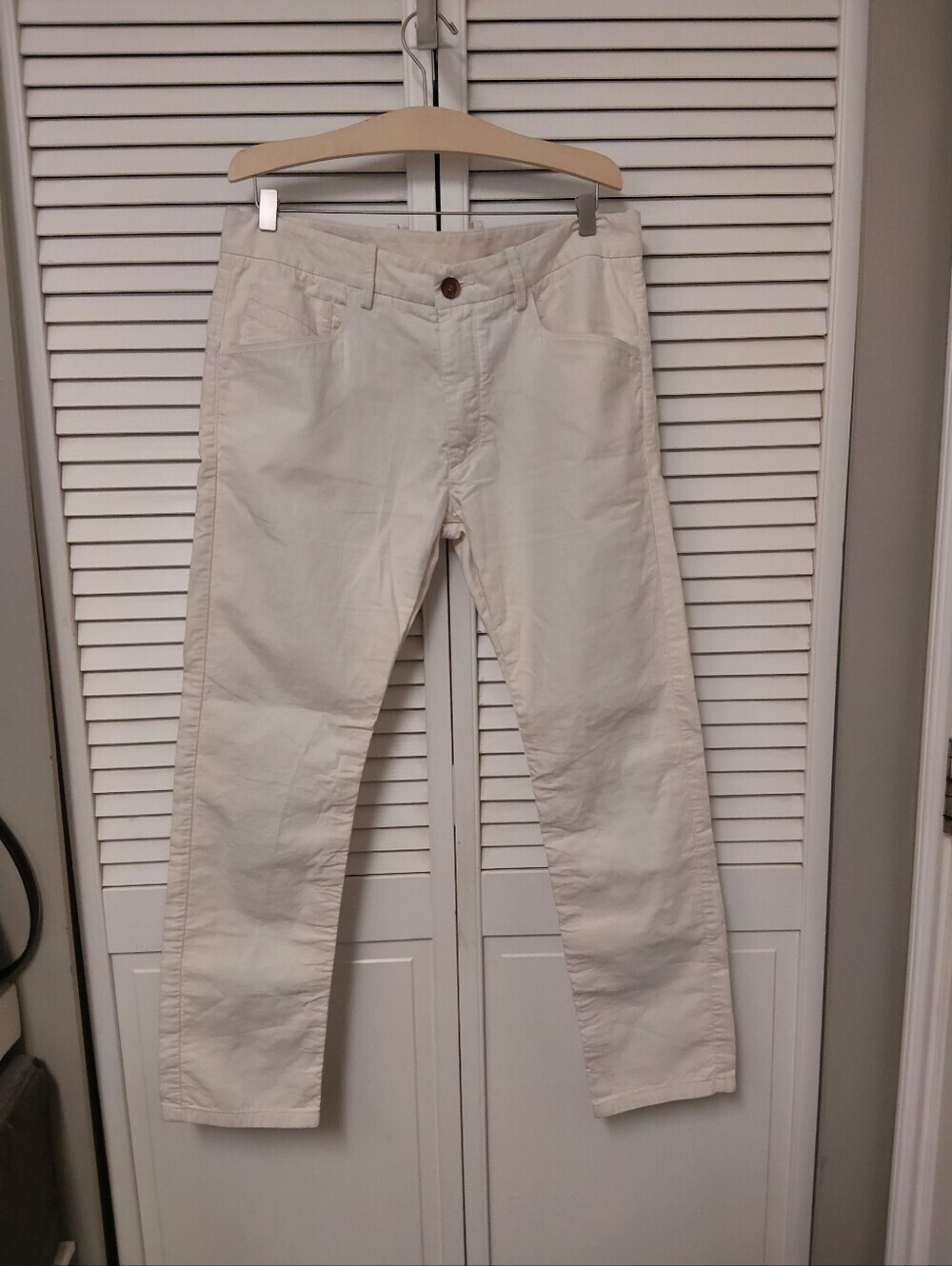 Diesel Black Gold cream Lightweight trousers